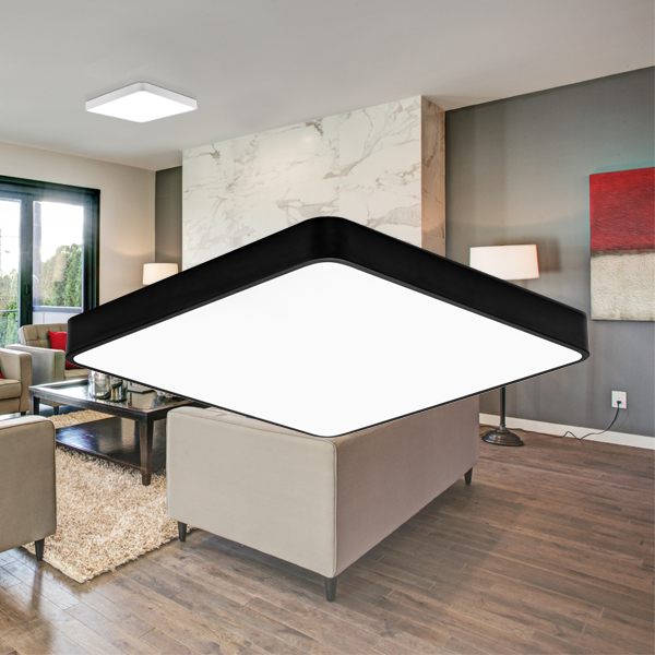 Plafonnier LED BRAYTRON Blade-S2, noir, 3en1, 36W, métal – Image 2