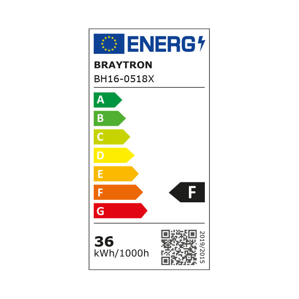 Plafonnier LED BRAYTRON Blade-S2, noir, 3en1, 36W, métal – Image 6