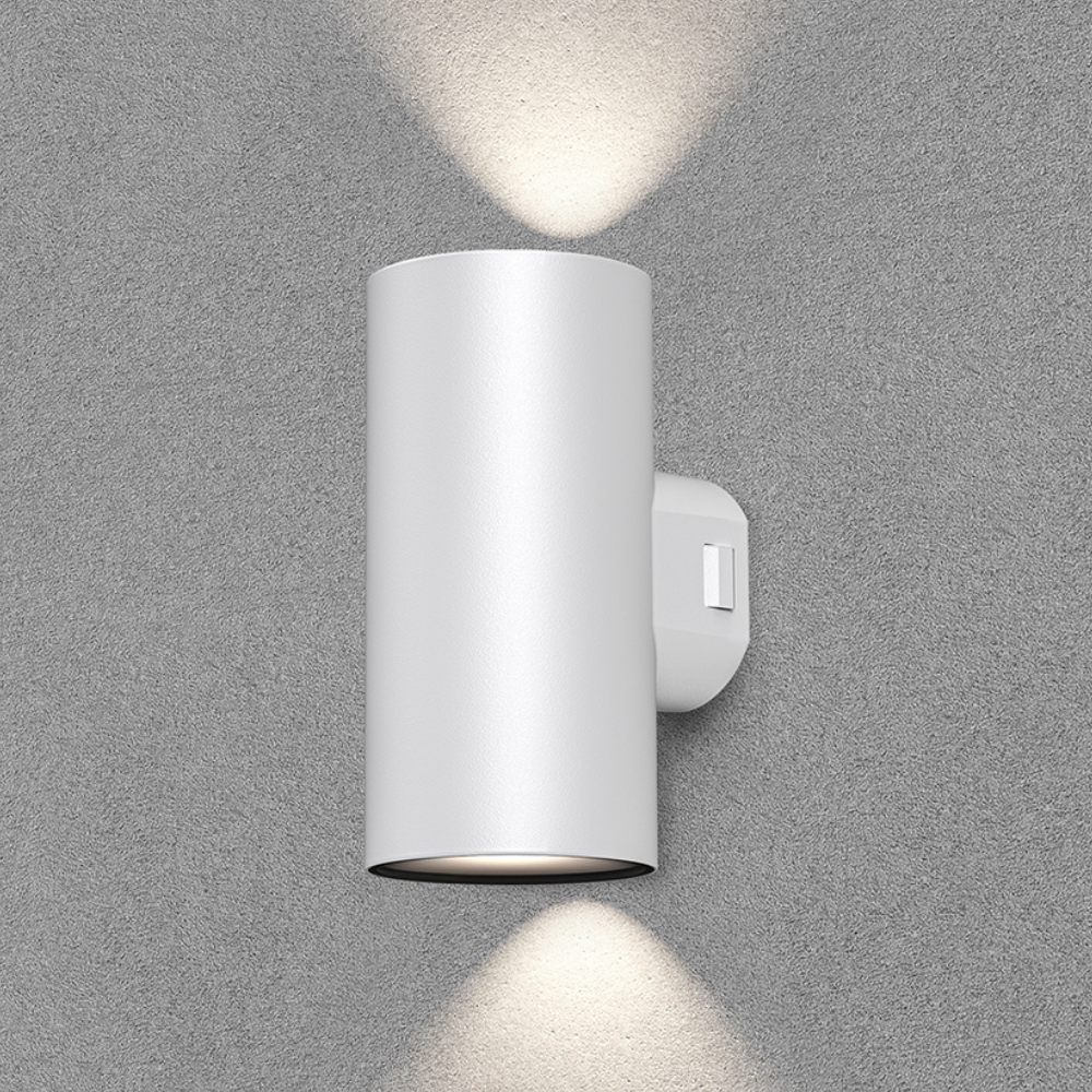 Applique extérieure VEKTA-D2 blanc 2x9W 3en1 IP65 – Image 2